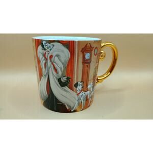 Disney Designer Fairytale Doll Collection Cruella De Ville Coffee Mug NEW